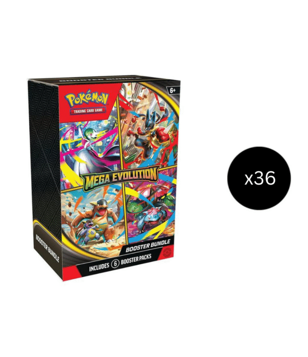 Pokemon Mega Evolution Booster Bundle 36 Box Case