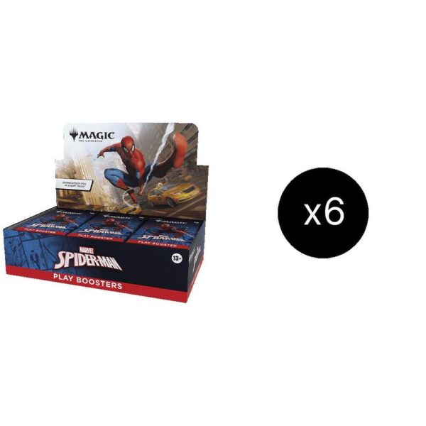 2025 Magic: The Gathering Marvel's Spider-Man - Play Booster Display 6-Box Case